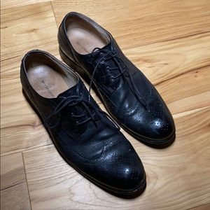 John Varvatos black Oxford lace up